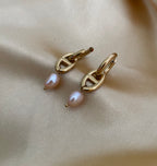 Earrings Chérie - Pink Baroque Freshwater Pearls