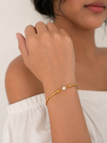 Chunky White Pearl Bracelet