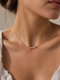 White Baroque Pearl Necklace